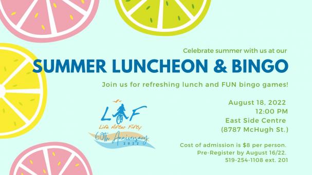 Summer Luncheon & Bingo